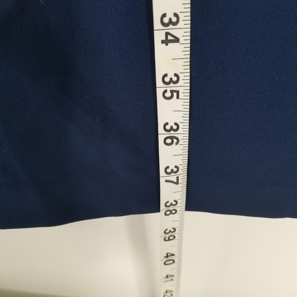 NWT Harper Rose Illusion Bateau Neck Laguna Crepe Dress Flower Detail Size 8P - Picture 11 of 16